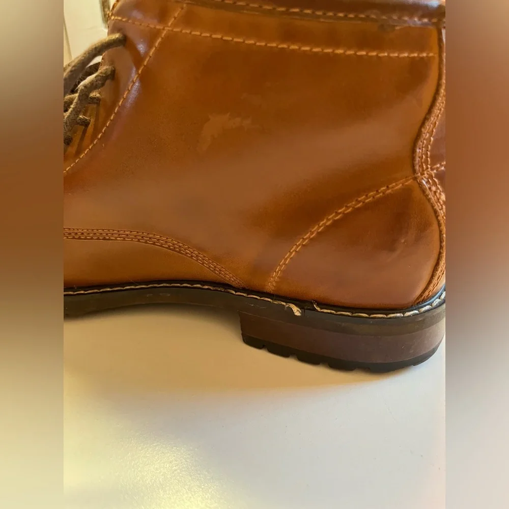 Men’s Leather Steve Madden Gantry Chukka Boot-10.5-Brown Lace up boots Casual
